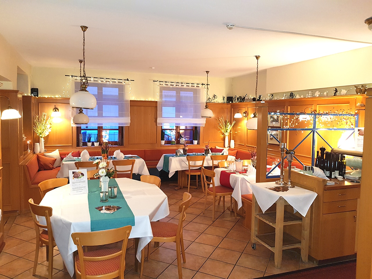 Restaurant "Gasthaus zur Burg" im Burghotel Münzenberg