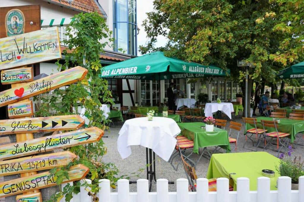 Biergarten Burghotel Burghotel Münzenberg