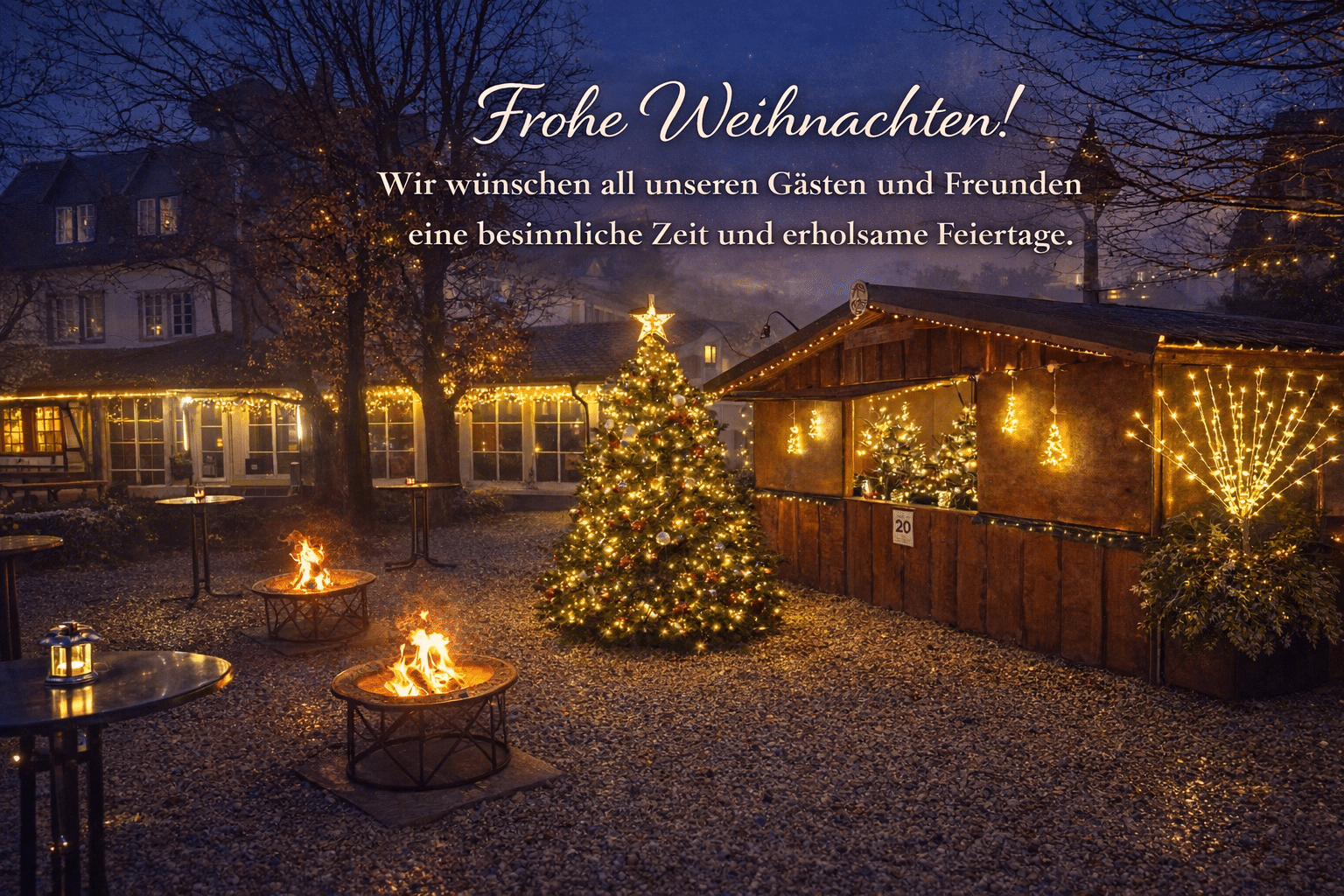 weihnachtsgruss 2025 aktuell Burghotel Münzenberg