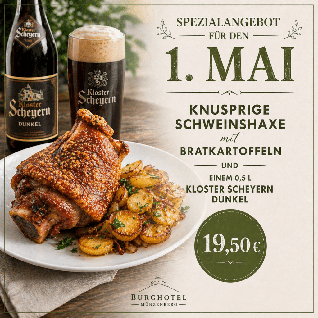 1 mai specia 2026 Burghotel Münzenberg